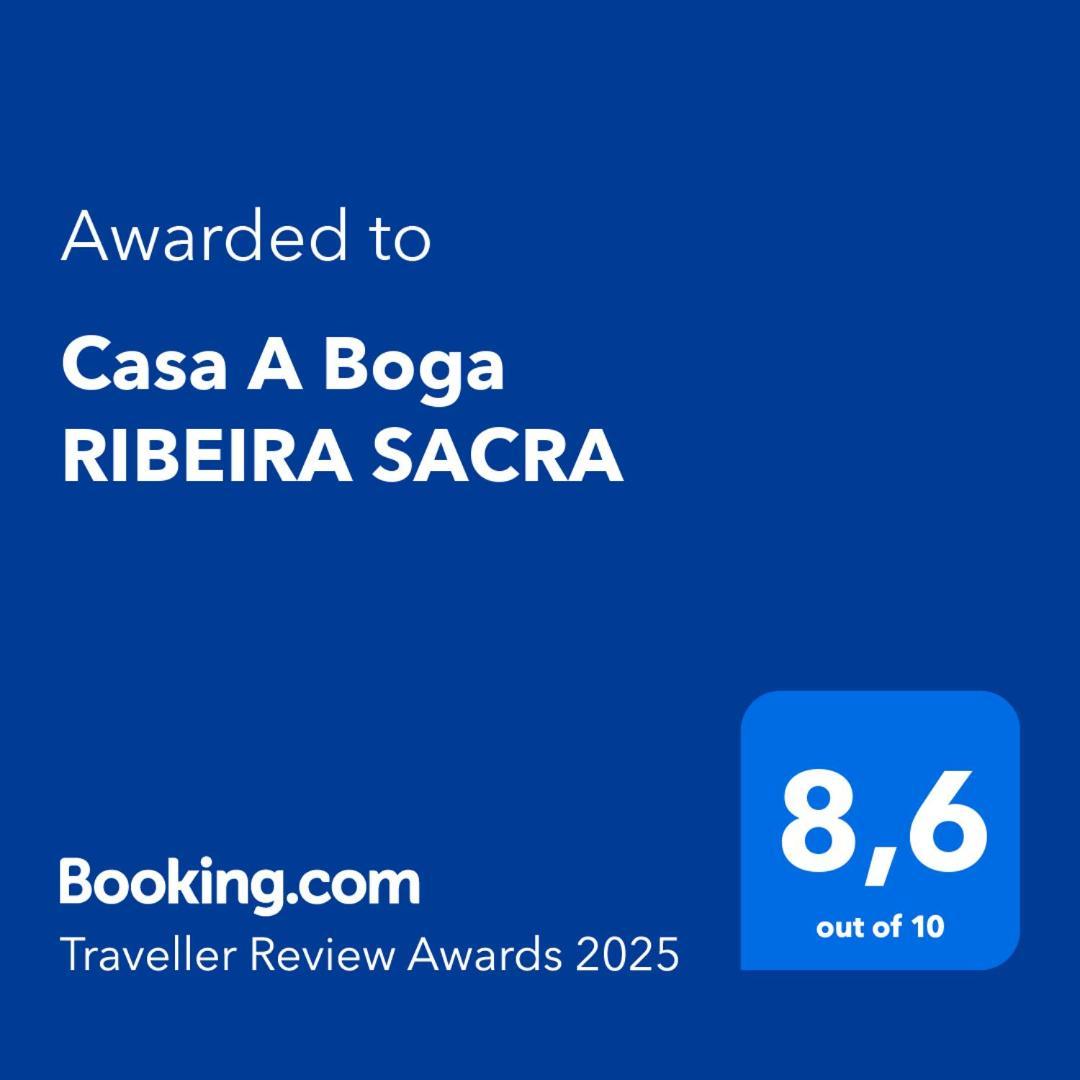 Villa Casa A Boga Ribeira Sacra Abeleda Exterior foto